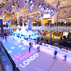 Win tickets for a family day out at Westfield London's ice rink courtesy of American Express